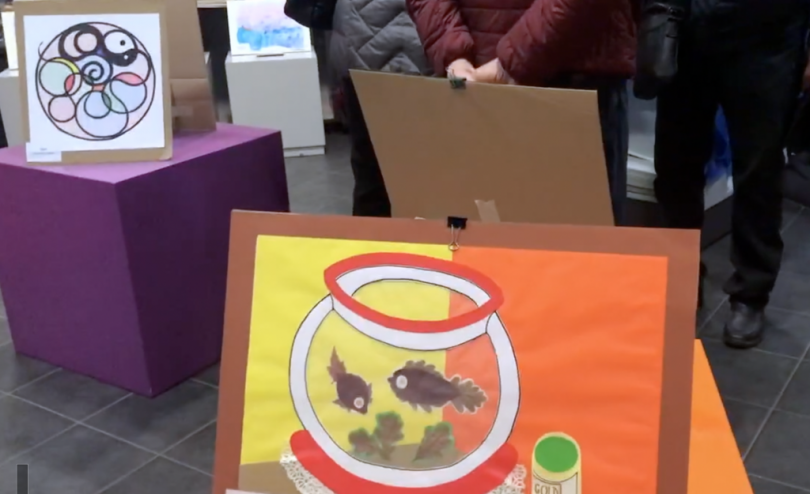 VIDEO - Al Vernissage di “Mosaico: persone, forme e colori. L’arte per vivere meglio”